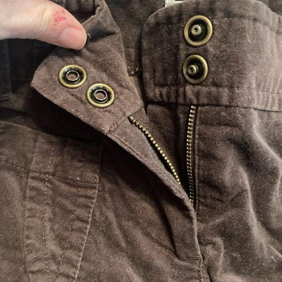 Loft wide leg retro corduroy jeans w/cool front pockets & snap fly❤️🌹 - Picture 7 of 11